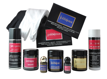 complete range products to clean jewels